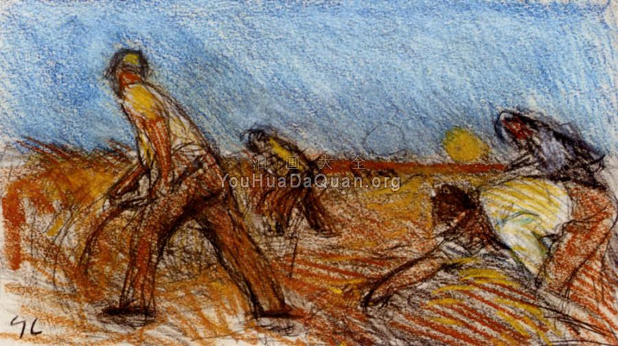 Study For Harvest - 乔治·克劳森爵士